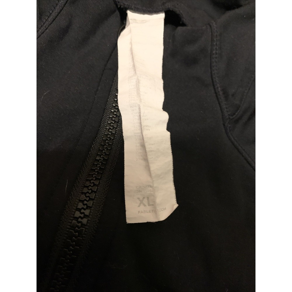 Fabletics Women's Trinity Performance Jacket Black Full Zip Size XL - Picture 3 of 8